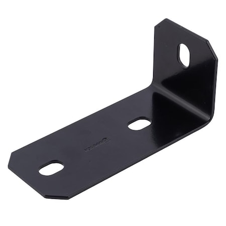 Hampton Hampton 6.8 in. H X 3 in. W X 3/16 in. D Black Steel Inside/Outside Corner Brace 02-3405-327